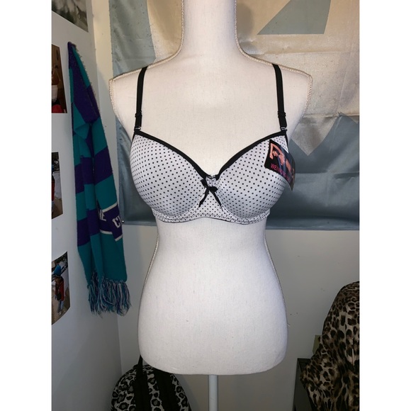 Women’s Black Polka Dot Bra 🖤 - Picture 9 of 13